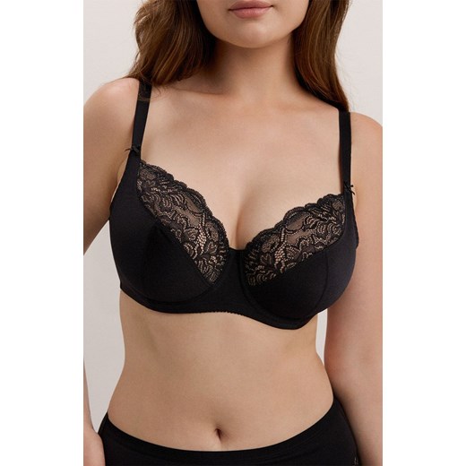 Biustonosz miękki soft czarny Comfort Plus RB6166, Kolor czarny, Rozmiar 100C, Conte ze sklepu Intymna w kategorii Biustonosze - zdjęcie 184116370