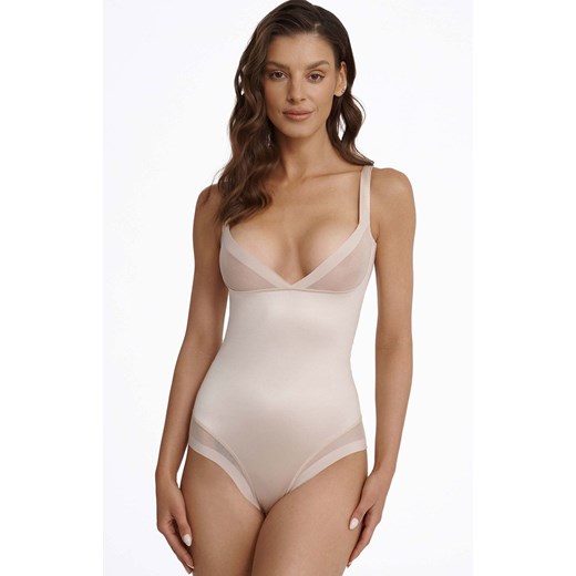 Bezowe body damskie Silhouette 39230-80X, Kolor beżowy, Rozmiar S, Esotiq ze sklepu Intymna w kategorii Body damskie - zdjęcie 184120764