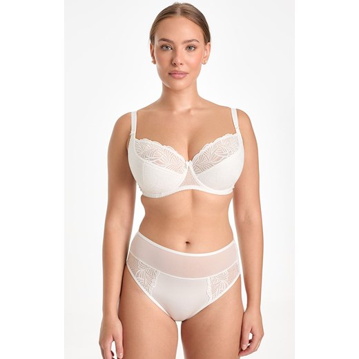 Biustonosz półusztywniany semi-soft śmietankowy Rina B150, Kolor śmietankowy, Rozmiar 65F, Ewa Bien ze sklepu Intymna w kategorii Biustonosze - zdjęcie 184121944