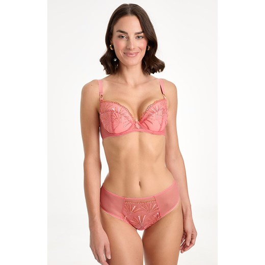 Biustonosz push-up Natali flamingo B214, Kolor flamingo, Rozmiar 65D, Ewa Bien ze sklepu Intymna w kategorii Biustonosze - zdjęcie 184122262
