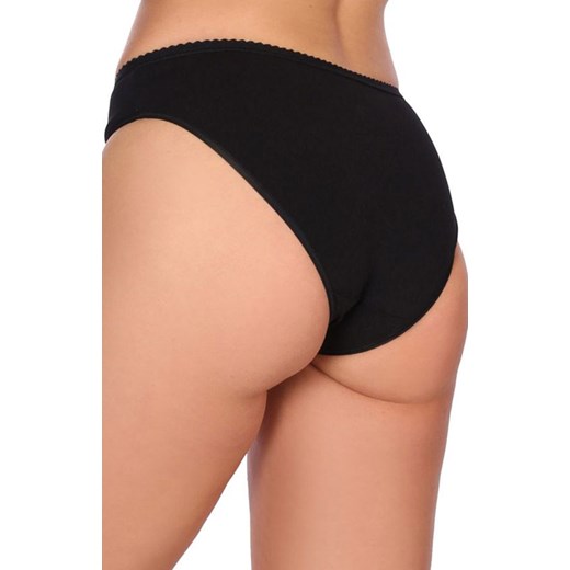 Czarne figi damskie 2-pack Angelika, Kolor czarny, Rozmiar S, Funny Day ze sklepu Intymna w kategorii Majtki damskie - zdjęcie 184123883