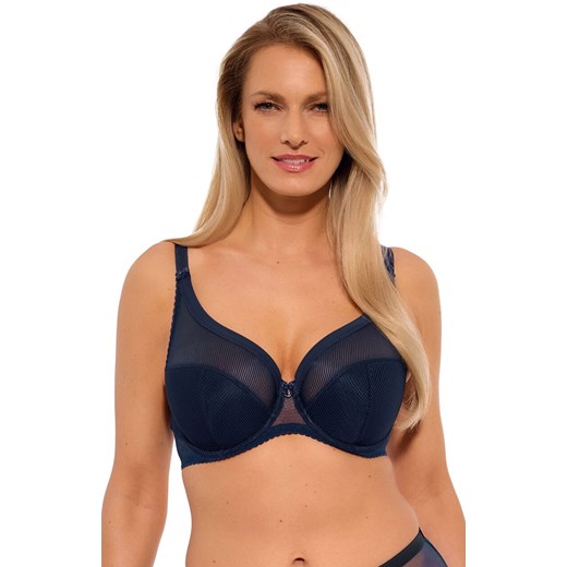 Gaia biustonosz półusztywniany semi-soft granatowy Sonia Art.1058, Kolor granatowy, Rozmiar 80B, Gaia ze sklepu Intymna w kategorii Biustonosze - zdjęcie 184124982
