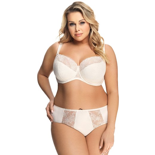 Półusztywniany biustonosz semi-soft ecru Blanca K357, Kolor ecru, Rozmiar 65F, Gorsenia ze sklepu Intymna w kategorii Biustonosze - zdjęcie 184125312