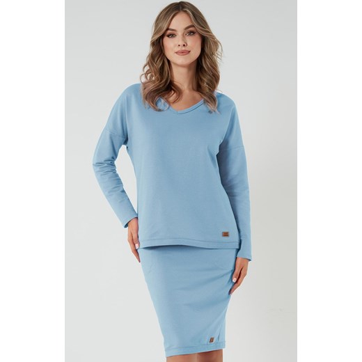 Spódnica midi niebieska Stella, Kolor niebieski, Rozmiar S, Italian Fashion ze sklepu Intymna w kategorii Spódnice - zdjęcie 184129790