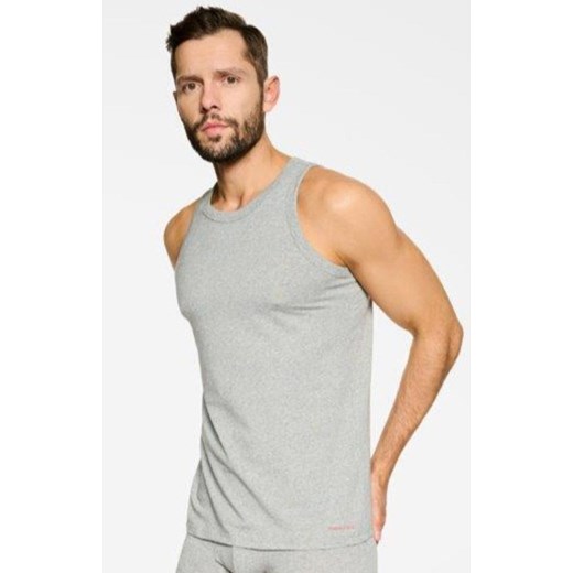 Szary bawełniany podkoszulek męski tank top Brass 19776, Kolor szary, Rozmiar L, Rene vilard ze sklepu Intymna w kategorii T-shirty męskie - zdjęcie 184130333
