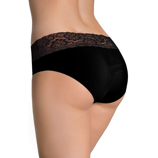 Czarne panty figi damskie bezszwowe Hipster, Kolor czarny, Rozmiar S, Julimex ze sklepu Intymna w kategorii Majtki damskie - zdjęcie 184130761
