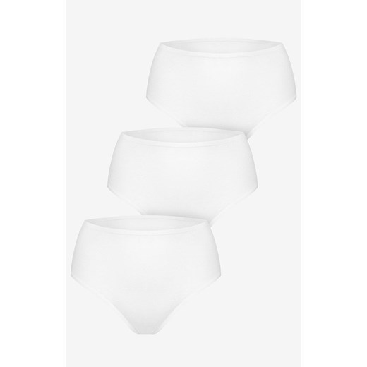 3-pack figi damskie bawełniane o pełnym kroju białe K2131, Kolor biały, Rozmiar S, Kappa ze sklepu Intymna w kategorii Majtki damskie - zdjęcie 184131161