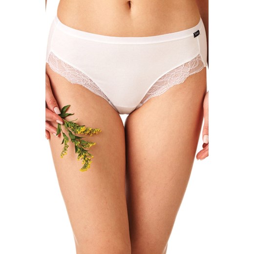 2-pack klasyczne figi damskie białe LPC 141, Kolor biały, Rozmiar L, Key ze sklepu Intymna w kategorii Majtki damskie - zdjęcie 184131592