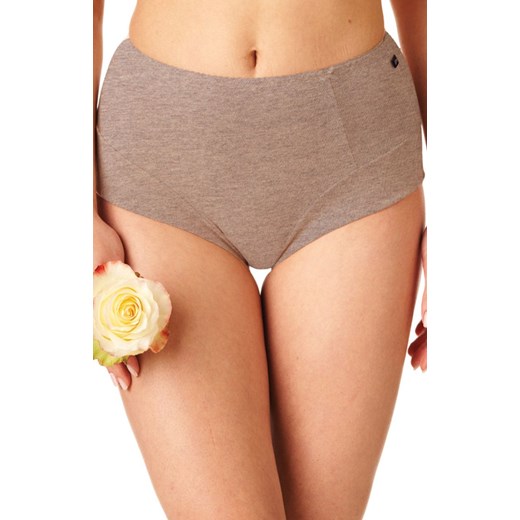 2-pack majtki z podwyższonym stanem cappuccino LPF 110, Kolor cappuccino, Rozmiar S, Key ze sklepu Intymna w kategorii Majtki damskie - zdjęcie 184131631