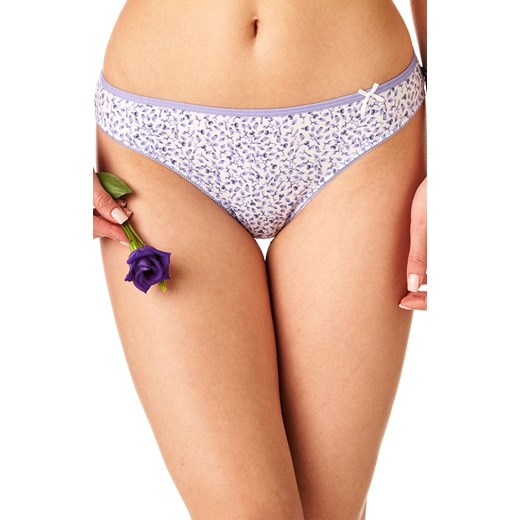 2-pack figi damskie z motywem roślinnym LPR 327, Kolor multicolour, Rozmiar L, Key ze sklepu Intymna w kategorii Majtki damskie - zdjęcie 184131663
