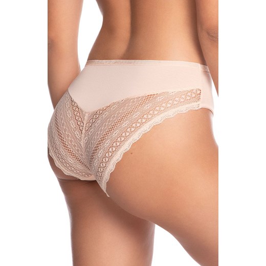 Bawełniane figi damskie klasyczne 2-pack L-1427BI, Kolor brzoskwiniowo-czarny, Rozmiar L, LAMA ze sklepu Intymna w kategorii Majtki damskie - zdjęcie 184132561
