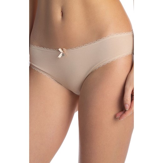 2-pack figi damskie mini bikini L-4000MB-06, Kolor beżowy, Rozmiar L, LAMA ze sklepu Intymna w kategorii Majtki damskie - zdjęcie 184132601