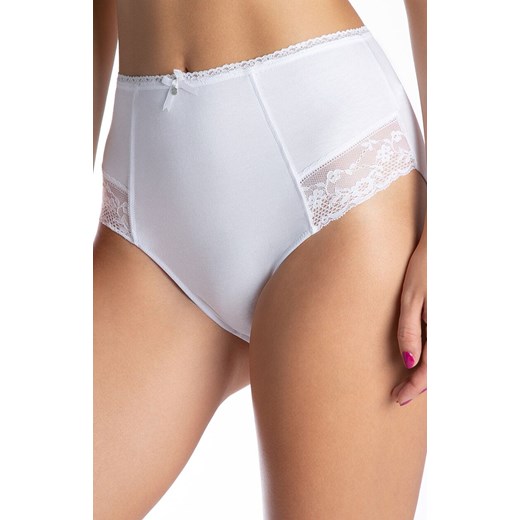 2-pack figi damskie z wysokim stanem L-4000MD-01, Kolor biały, Rozmiar M, LAMA ze sklepu Intymna w kategorii Majtki damskie - zdjęcie 184132602