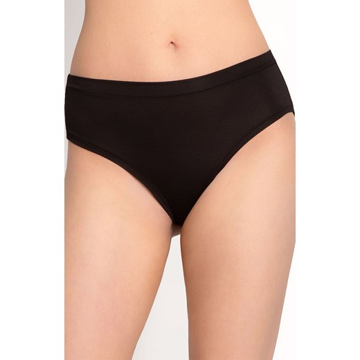 2-pack czarne figi damskie L-BAM1565BI-02, Kolor czarny, Rozmiar 2XL, LAMA Lama 2XL Intymna