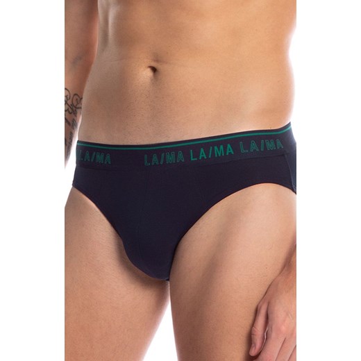 3-pack bawełniane slipy męskie M-1024SD, Kolor multicolour, Rozmiar L, LAMA ze sklepu Intymna w kategorii Majtki męskie - zdjęcie 184132711