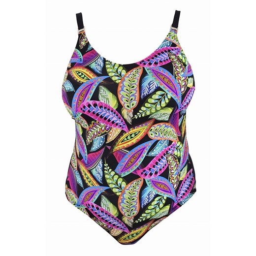 Jednoczęściowy strój kąpielowy modelujący Plus Size L4610/5, Kolor multicolour, Rozmiar 40B, Lorin ze sklepu Intymna w kategorii Stroje kąpielowe - zdjęcie 184134330