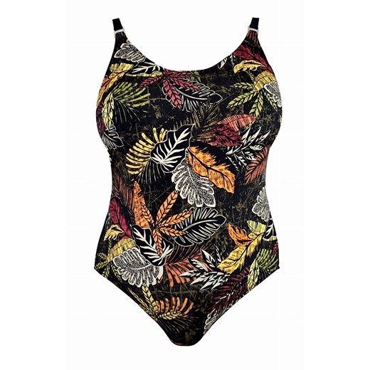 Kolorowy strój kąpielowy jednoczęściowy Plus Size L4612/5, Kolor multicolour, Rozmiar 40B, Lorin ze sklepu Intymna w kategorii Stroje kąpielowe - zdjęcie 184134332