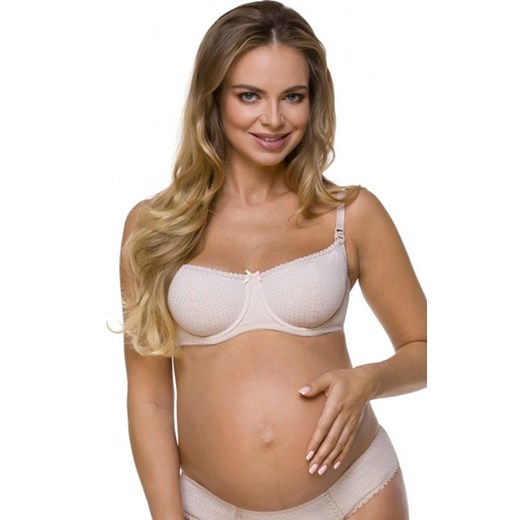 Biustonosz miękki soft beżowy Gracja 1381, Kolor beżowy, Rozmiar 70C, Lupoline ze sklepu Intymna w kategorii Bielizna ciążowa - zdjęcie 184134604
