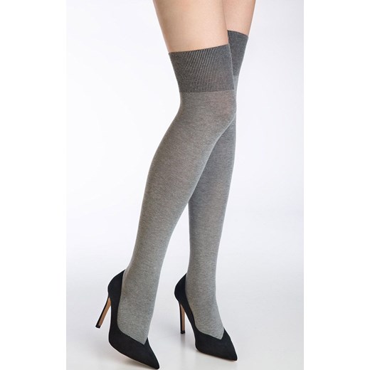 Marilyn klasyczne szare zakolanówki Zazu Cotton 899 New, Kolor szary, Rozmiar uniwersalny, Marilyn ze sklepu Intymna w kategorii Zakolanówki - zdjęcie 184134893