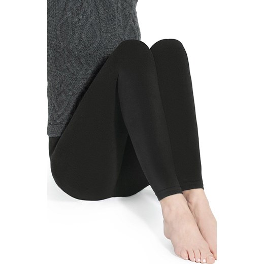 Marilyn ocieplane legginsy z frotą 100% kryjące Arctica 250 DEN, Kolor czarny, Rozmiar S/M, Marilyn ze sklepu Intymna w kategorii Spodnie damskie - zdjęcie 184134902