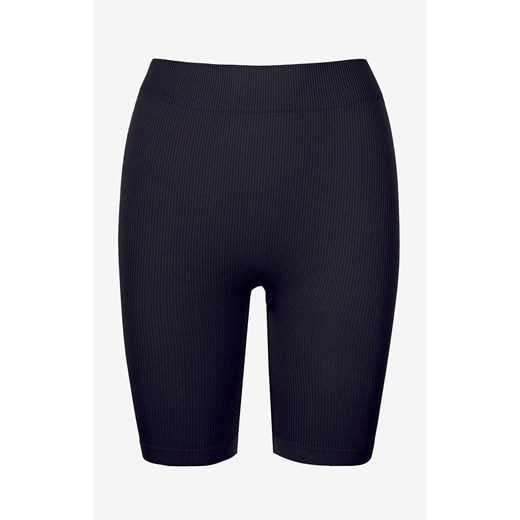 Marilyn legginsy damskie krótkie w prążki czarne Fitness, Kolor czarny, Rozmiar S/M, Marilyn ze sklepu Intymna w kategorii Szorty - zdjęcie 184134991