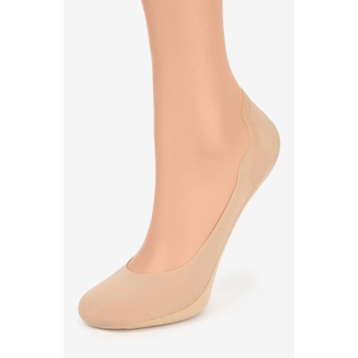 Marilyn 2-pak stopki damskie beżowe z silikonem Comfort Low, Kolor beżowy, Rozmiar 35-37, Marilyn ze sklepu Intymna w kategorii Skarpetki damskie - zdjęcie 184135192