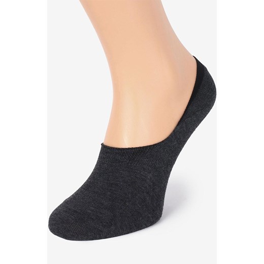 Marilyn 2-pack ciemnoszare stopki męskie z silikonem Men Silicon, Kolor ciemnoszary, Rozmiar 39-42, Marilyn ze sklepu Intymna w kategorii Skarpetki damskie - zdjęcie 184135420