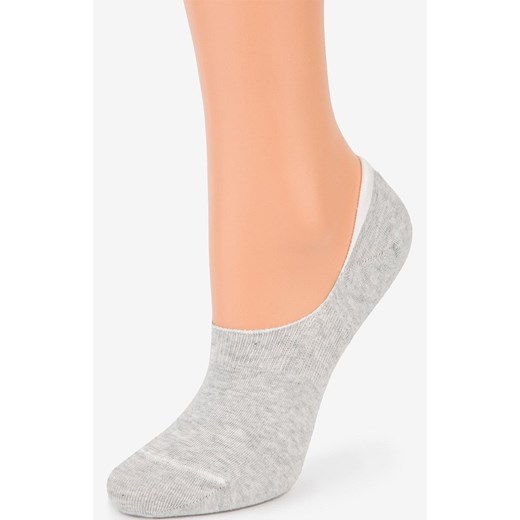 Marilyn 2-pack stopki damskie z silikonem szare Silicon, Kolor szary, Rozmiar 35-38, Marilyn ze sklepu Intymna w kategorii Skarpetki damskie - zdjęcie 184135462