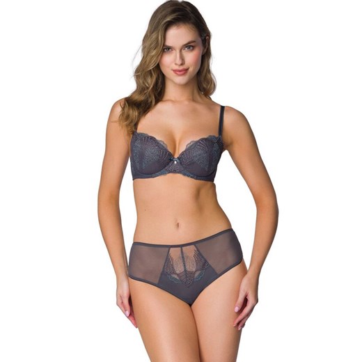 Biustonosz push-up szary Melisande M-3930/11, Kolor szary, Rozmiar 80E, Mat ze sklepu Intymna w kategorii Biustonosze - zdjęcie 184136573