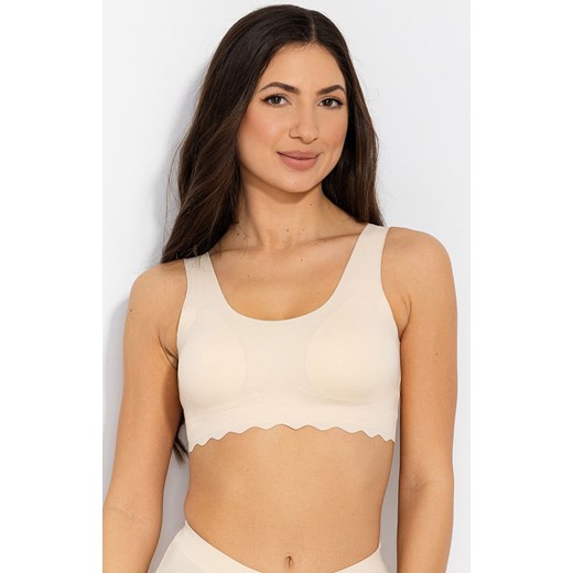 Top damski beżowy Bra Feel Good, Kolor beżowy, Rozmiar L, Mitex ze sklepu Intymna w kategorii Biustonosze - zdjęcie 184137592