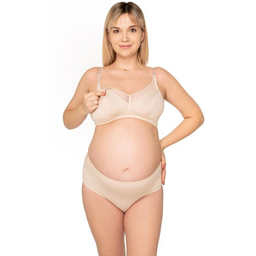 Allday figi ciążowe, Kolor beżowy, Rozmiar M, Momtobe ze sklepu Intymna w kategorii Bielizna ciążowa - zdjęcie 184138924