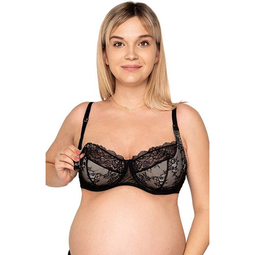 Biustonosz semi-soft usztywniany do karmienia Soul, Kolor czarny, Rozmiar 75C, Momtobe ze sklepu Intymna w kategorii Bielizna ciążowa - zdjęcie 184139082