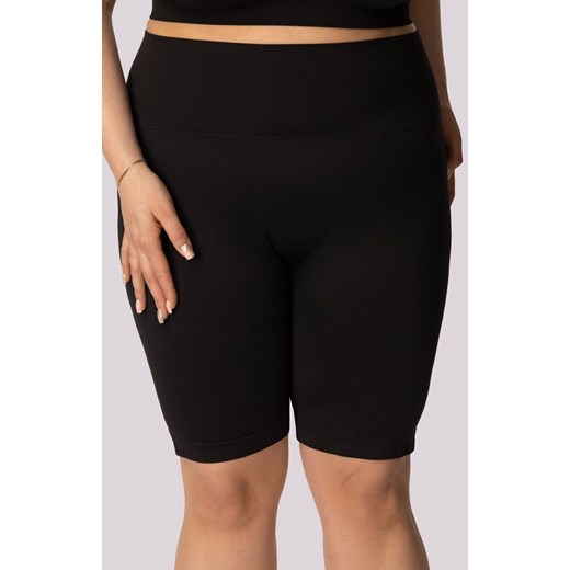 Mona kolarki damskie czarne Base Plus Size, Kolor czarny, Rozmiar 2XL, Mona ze sklepu Intymna w kategorii Szorty - zdjęcie 184139260