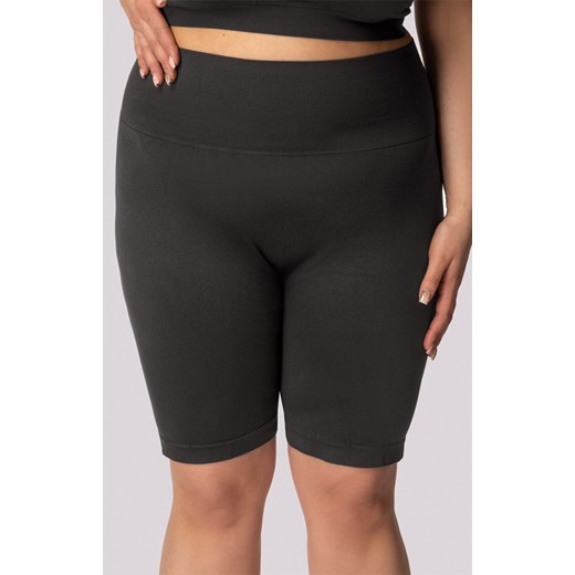 Mona kolarki damskie szare Base Plus Size, Kolor szary, Rozmiar 2XL, Mona ze sklepu Intymna w kategorii Szorty - zdjęcie 184139264