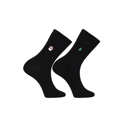 Moraj 2-pack świąteczne skarpetki męskie CMLS350-060/2, Kolor czarny-wzór, Rozmiar 43-45, Moraj ze sklepu Intymna w kategorii Skarpetki męskie - zdjęcie 184139630