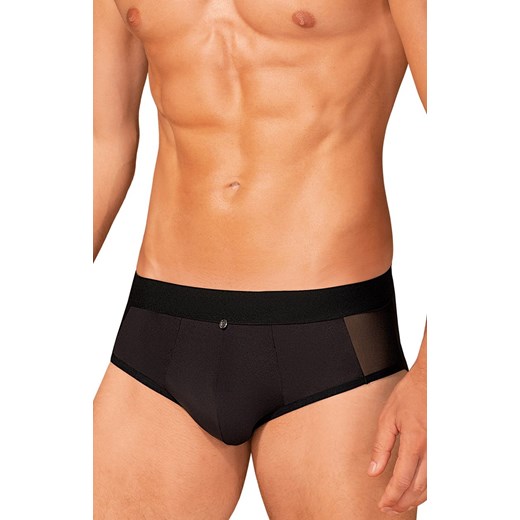 Obsessive czarne slipy męskie Boldero, Kolor czarny, Rozmiar S/M, Obsessive ze sklepu Intymna w kategorii Majtki męskie - zdjęcie 184141503