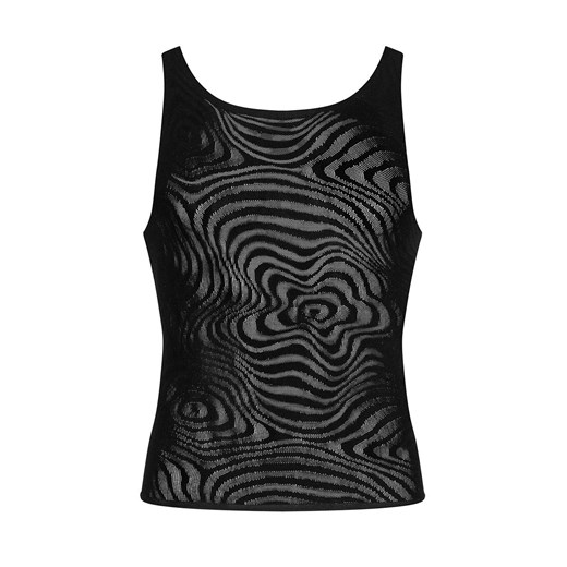 Obsessive męska koszulka na ramiączkach tank top z siateczki T103, Kolor czarny, Rozmiar S/M/L, Obsessive ze sklepu Intymna w kategorii T-shirty męskie - zdjęcie 184143260