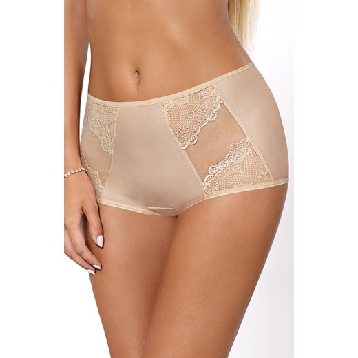Cassi figi z podwyższonym stanem, Kolor beżowy, Rozmiar S, PariPari Lingerie ze sklepu Intymna w kategorii Majtki damskie - zdjęcie 184143312