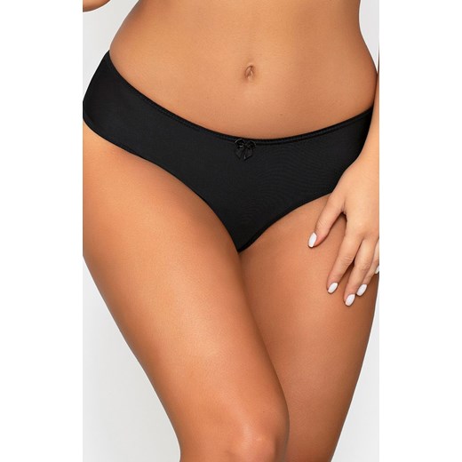 Czarne stringi damskie Sylvie, Kolor czarny, Rozmiar S, PariPari Lingerie ze sklepu Intymna w kategorii Majtki damskie - zdjęcie 184143530