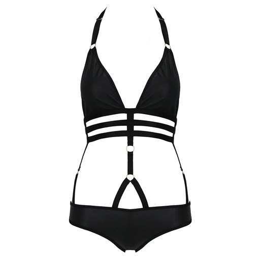Lamis body, Kolor czarny, Rozmiar L/XL, Passion ze sklepu Intymna w kategorii Body damskie - zdjęcie 184143911
