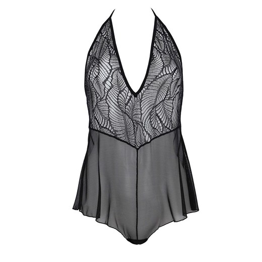 Leafa czarne body koronkowe ECO, Kolor czarny, Rozmiar 2XL/3XL, Passion ze sklepu Intymna w kategorii Body damskie - zdjęcie 184143920