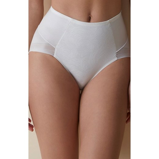 Modelujące figi z wysokim stanem białe Violeta Faja, Kolor perłowy, Rozmiar L, Selene ze sklepu Intymna w kategorii Bielizna wyszczuplająca - zdjęcie 184146372