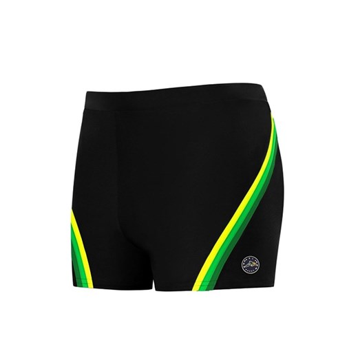 Kąpielówki męskie czarno-zielone Self Sport Collection L9, Kolor czarno-zielony, Rozmiar 3XL, Self ze sklepu Intymna w kategorii Kąpielówki - zdjęcie 184146512