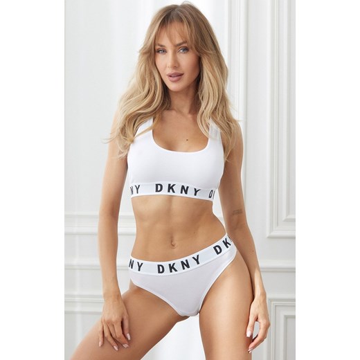 DKNY bawełniane stringi DK4529, Kolor biały, Rozmiar S, DKNY ze sklepu Intymna w kategorii Majtki damskie - zdjęcie 184147580