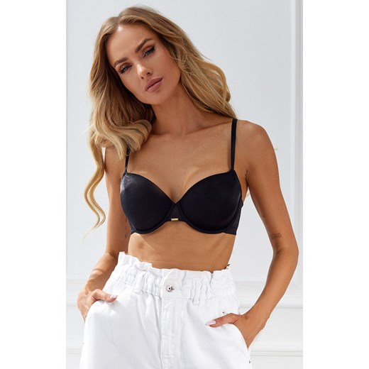 DKNY biustonosz spacer z fiszbinami DK4S93, Kolor czarny, Rozmiar 70B, DKNY 70B okazja Intymna
