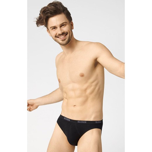 Sloggi czarne slipy męskie Men Basic Mini 10004711, Kolor czarny, Rozmiar M, Sloggi ze sklepu Intymna w kategorii Majtki męskie - zdjęcie 184148492