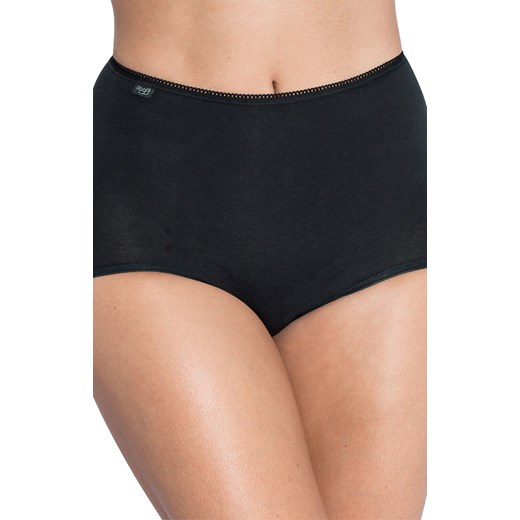 Sloggi figi damskie 24/7 Cotton H Maxi 10167216-0004, Kolor czarny, Rozmiar 38, Sloggi ze sklepu Intymna w kategorii Majtki damskie - zdjęcie 184148541