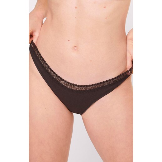Sloggi figi brazylijskie czarne 2-pack GO Ribbed R 10217717, Kolor czarny, Rozmiar S, Sloggi ze sklepu Intymna w kategorii Majtki damskie - zdjęcie 184148620