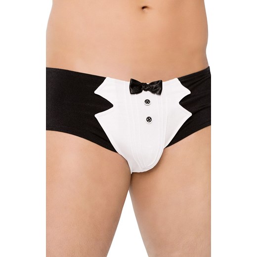 Bokserki męskie Shorts 4504, Kolor czarno-biały, Rozmiar M, SoftLine Collection ze sklepu Intymna w kategorii Majtki męskie - zdjęcie 184148883