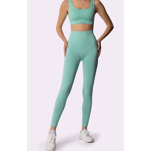 Legginsy sportowe miętowe Adapt, Kolor miętowy, Rozmiar M, Spaio ze sklepu Intymna w kategorii Spodnie damskie - zdjęcie 184149050